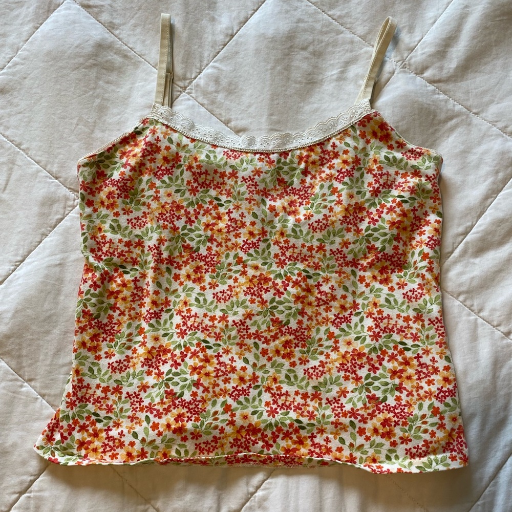 Floral tank top